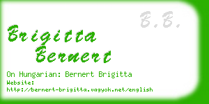 brigitta bernert business card